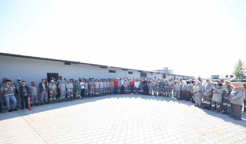 Başkan Doğan ekip arkadaşlarıyla bayramlaştı