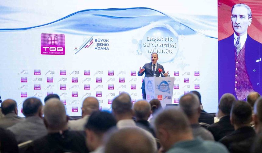 Başkan Seçer: "Sadece Türkiye değil, dünya bir su stresi yaşıyor"