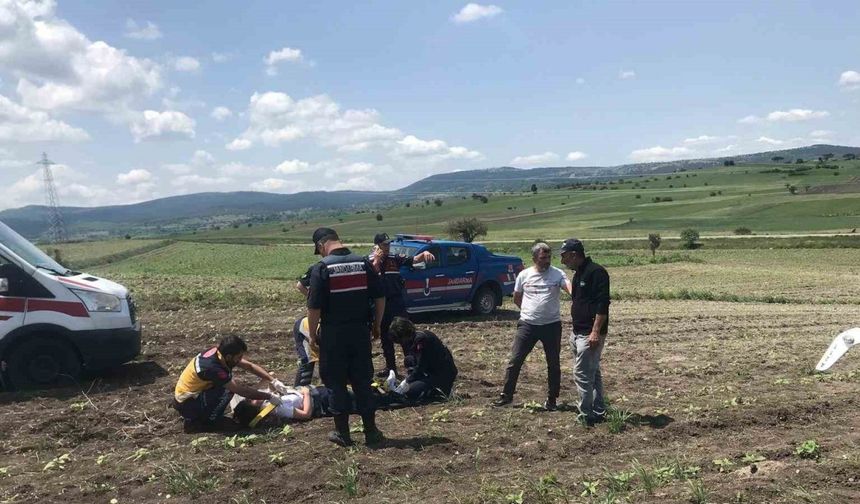 Bilecik’te uçak kazası