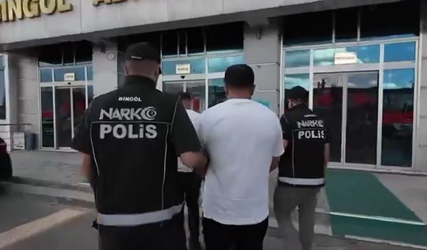 Bingöl’de uyuşturucu operasyonunda 2 tutuklama