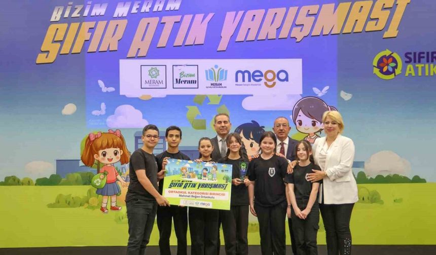 ‘Bizim Meram Sıfır Atık Yarışması’ ödülleri sahiplerini buldu