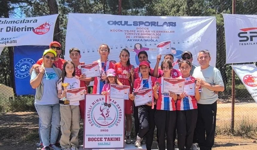 Bocce Türkiye Şampiyonasına Salihli damga vurdu