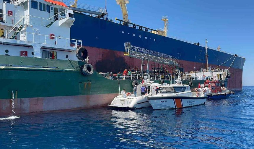 Bozcaada açıklarında slaç basan gemiye 8 milyon TL ceza