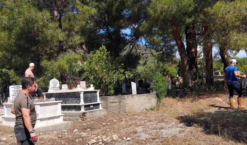 Bozdoğan Belediyesi’nden mezarlıklara bakım