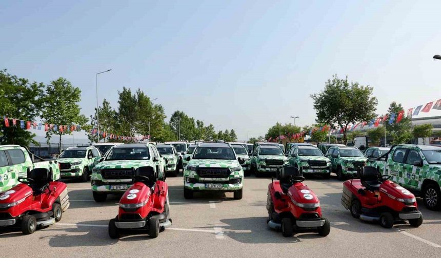 Büyükşehir, Tarım Peyzaj A.Ş. filosunu güçlendirdi