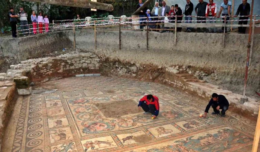 Çaycuma’nın gizli hazinesi Kadıoğlu Mozaikleri korunup, ziyaretçilere açılacak