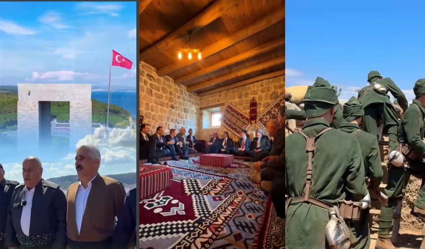 Dengbêjlerden Çanakkale Şehitliği’nde duygulu ağıt