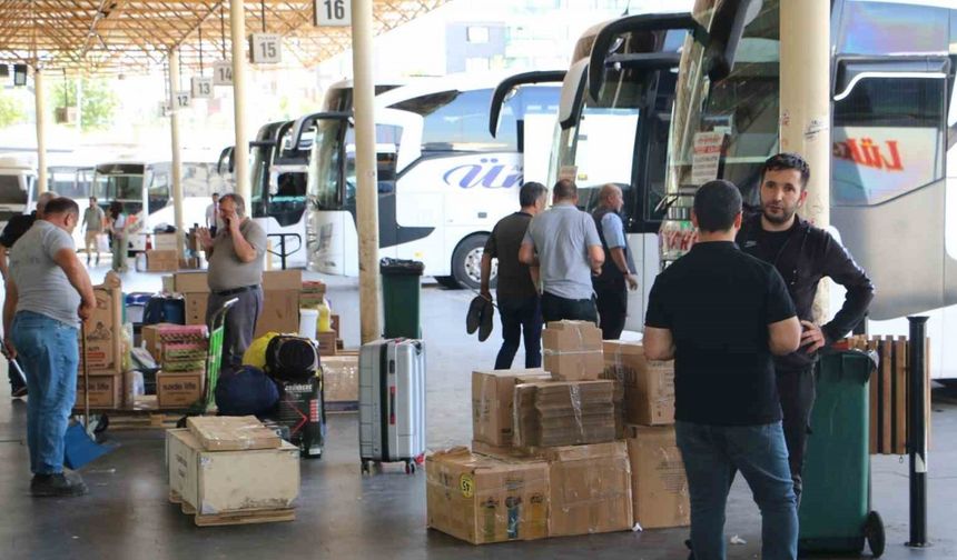 Diyarbakır otogarında bayram sessizliği sürüyor