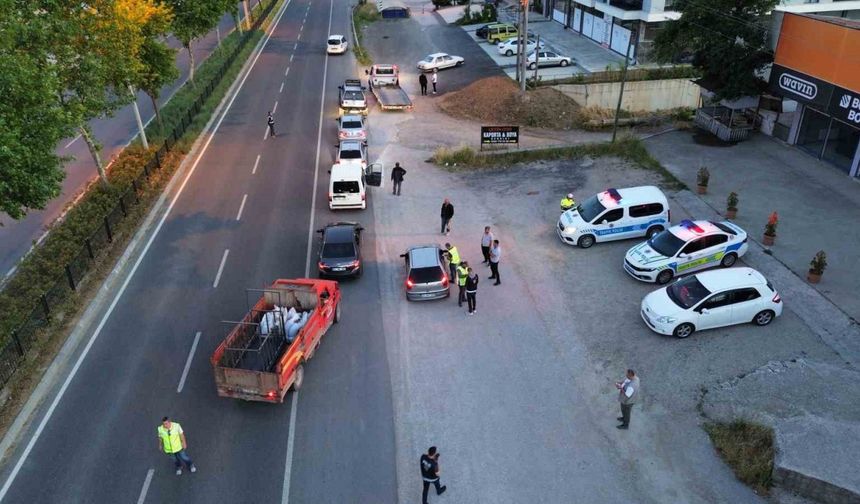 Dron destekli denetimler sürüyor