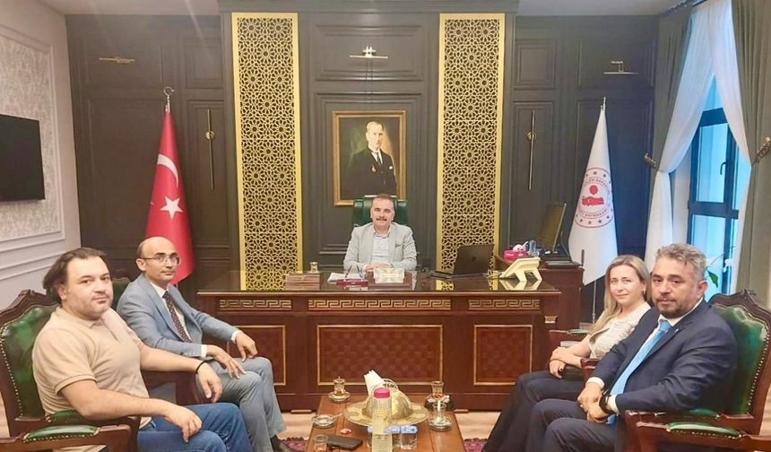 Edremit MYO yönetiminden Kaymakam Odabaş’a ziyaret
