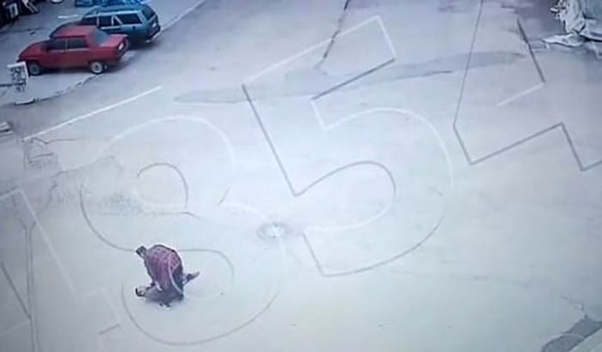 Engelli gence sokak ortasında saldırı
