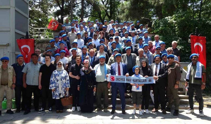 Erciyes Mavi Kartalları, Kütahya’da şehit aileleriyle buluştu