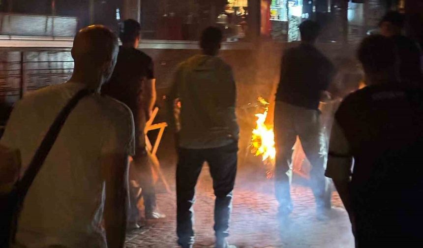 Erdek’te otelde yangın paniği