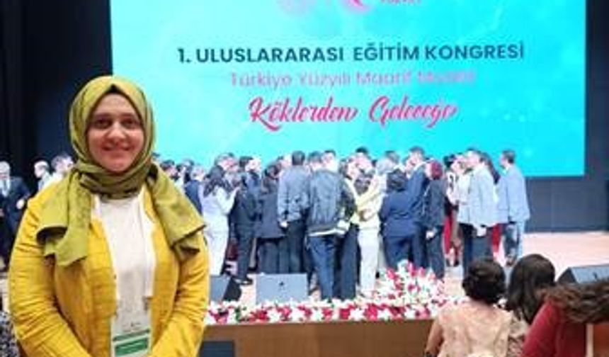 Faik Güngör Ortaokulu,  Uluslararası eğitim kongresinde temsil edildi
