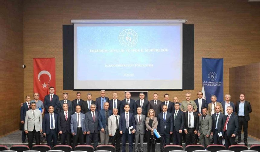 Gençlik ve Spor İl Müdürlüğü İl koordinasyon toplantısı yapıldı