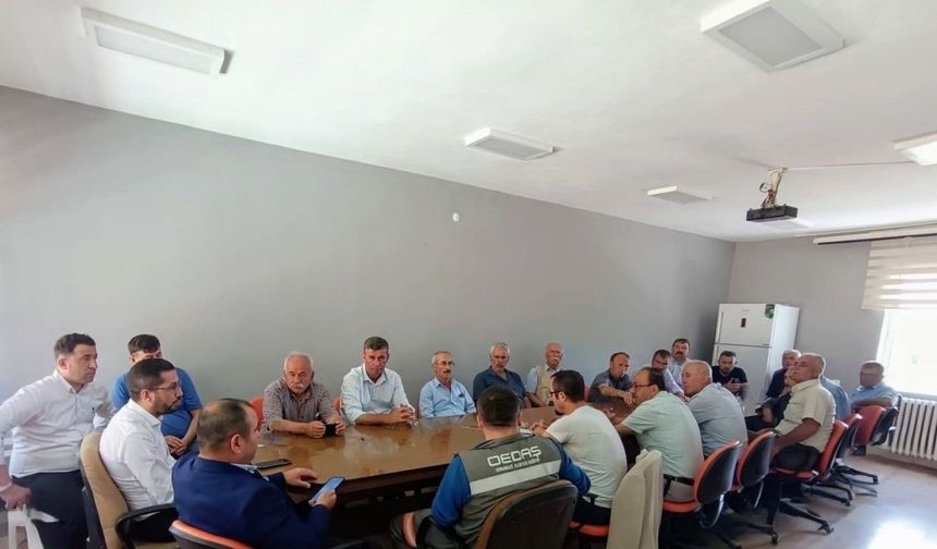 Hasat öncesi üreticilere bilgilendirme toplantısı