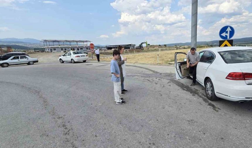Hisarcık’ta trafik kazası: 4 yaralı
