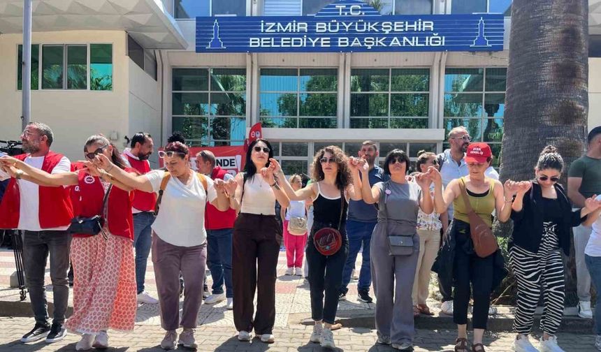 İzmir Büyükşehir Belediyesi’nde grev dördüncü gününde