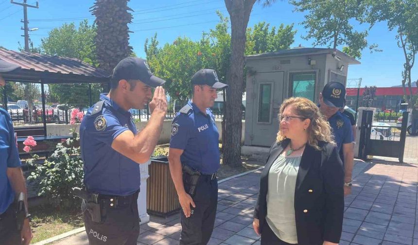 Kaymakam Doğru, kolluk kuvvetleri ile bir araya geldi