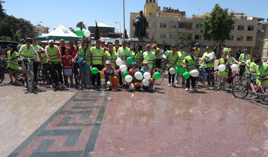 Kilis’te farkındalık için pedallar bağımlılığa karşı çevrildi