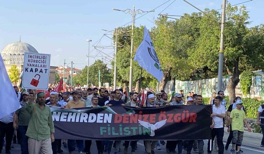 Konya’da "Gazze İçin Küresel Vicdan Yürüyüşü"