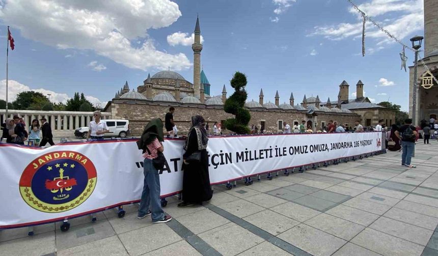 Konya’da Jandarma Teşkilatı’nın 186. kuruluş yıl dönümü etkinlikleri
