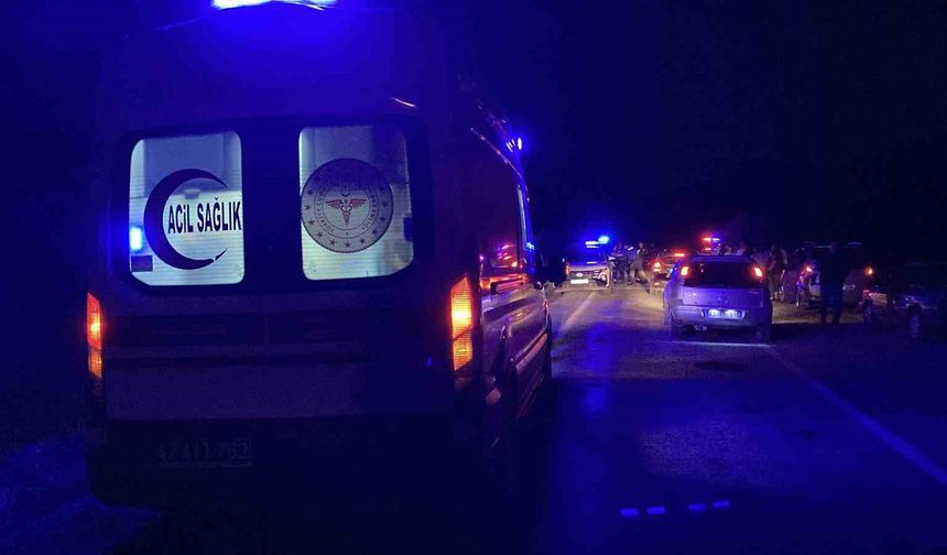 Konya’da motosiklet şarampole devrildi: 1 ölü, 1 yaralı