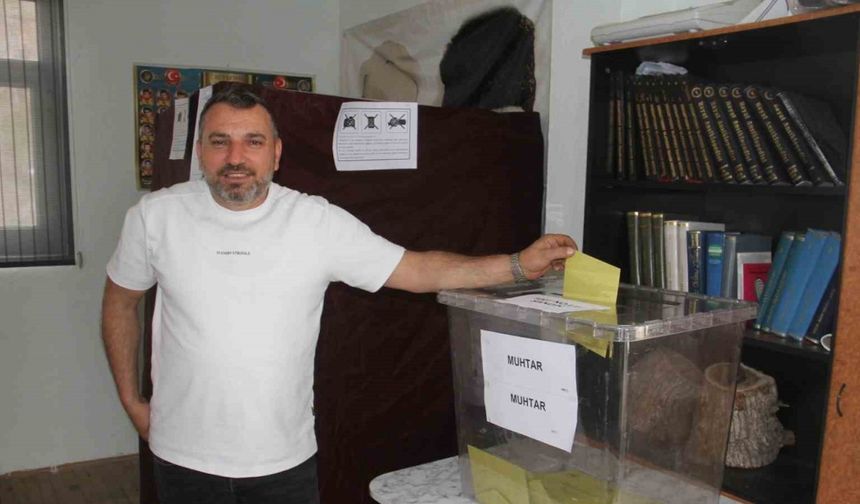 Konya’da muhtarlık seçimi