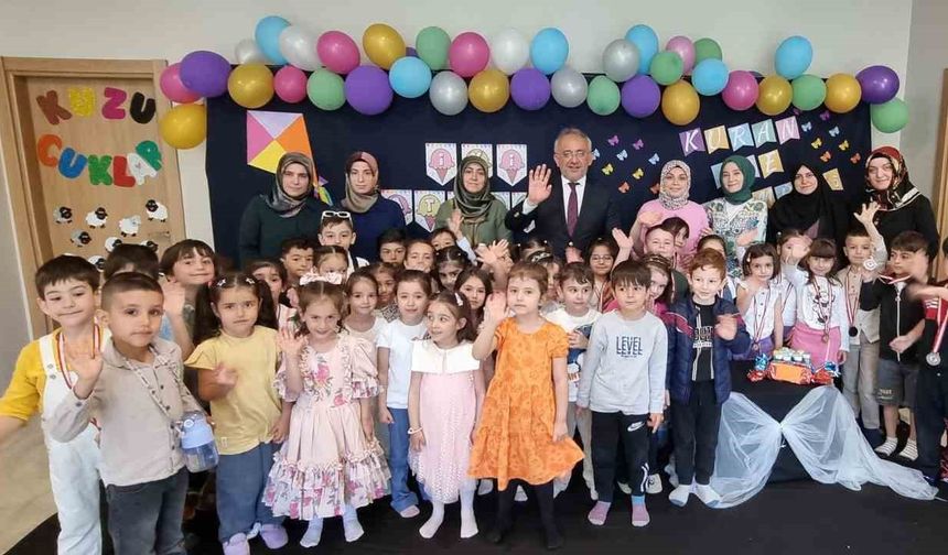 Kur’an kursu öğrencileri karne sevinci yaşadı