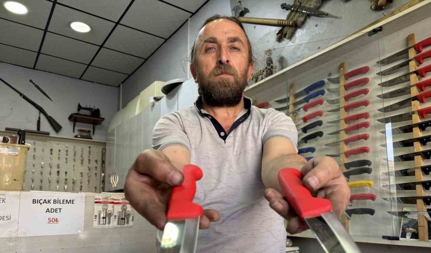 Kurbanlığın en iyisi: Çelik bıçak
