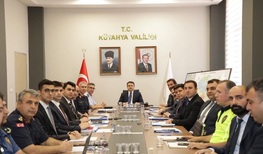 Kütahya’da ’Güvenlik ve Asayiş’ toplantısı
