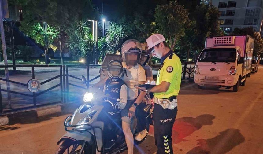 Manisa’da motosikletlilere ceza yağdı