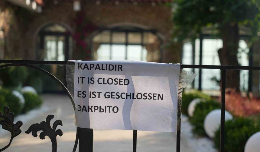 Mermerli Plajı tadilat nedeniyle kapatıldı