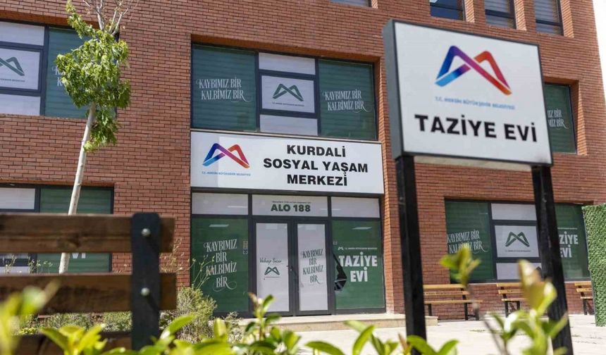 Mersin Büyükşehir Belediyesinden vatandaşlara cenaze ve taziye hizmeti