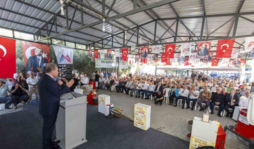 Mersin’de üreticiye ekipman desteği