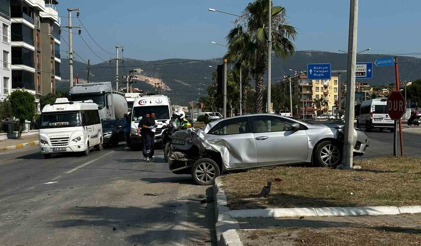 Milas’ta trafik kazası: 1 yaralı