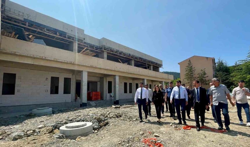 Milletvekili Cem Şahin, Ovacık’ta ki yatırımları yerinde inceledi