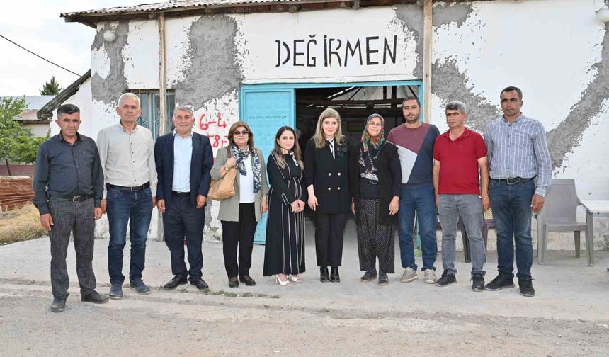 Milletvekili Ölmeztoprak, Doğanşehir’de üreticilerle buluştu