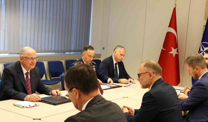 Milli Savunma Bakanı Güler, Letonyalı mevkidaşı Spruds ile görüştü