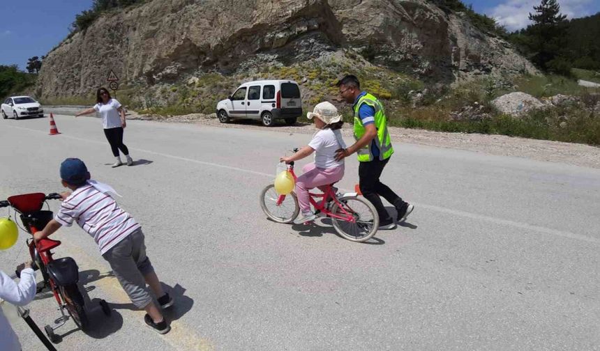 Minikler Dünya Bisiklet Günü’nü coşkuyla kutladı