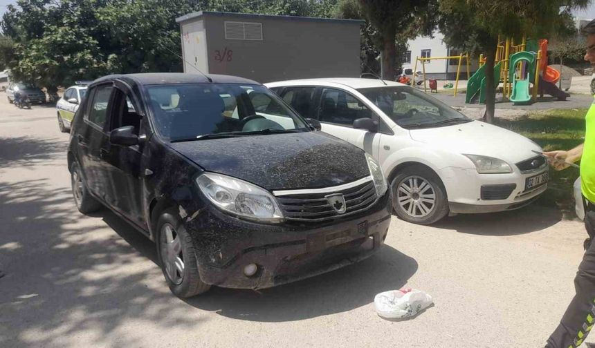 Motosikletle otomobil çarpıştı: 1 yaralı