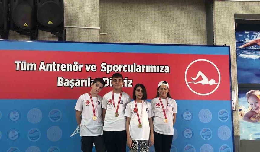 Muşlu yüzücüler Türkiye finallerine yükseldi