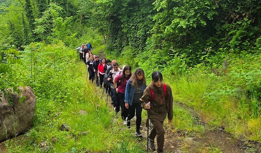 Ordu’da 62 dağcı, doğa yürüyüşü gerçekleştirdi
