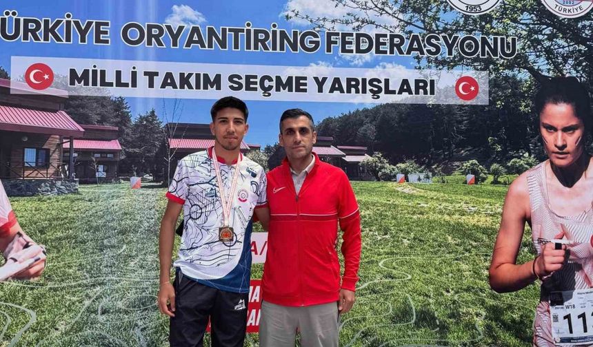 Oryantiring’de Muğla’nın ilk milli gururu