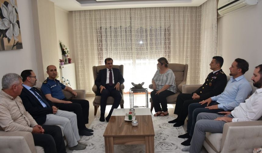 Salihli’de şehit aileleri Kurban Bayramı’nda unutulmadı