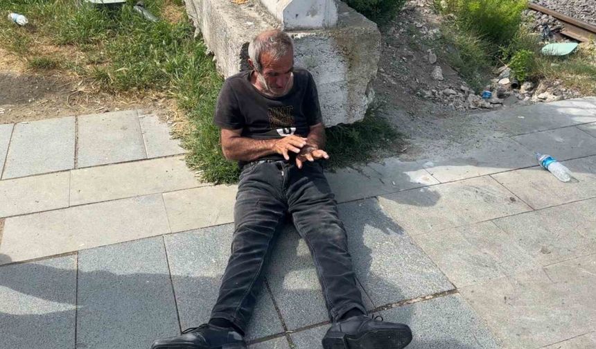 Samsun’da darbedildiğini iddia eden yaşlı adam hastaneye kaldırıldı
