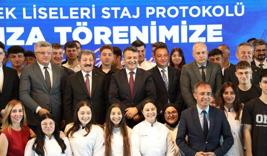 Samsun’da imzalar atıldı: Meslek liselerine staj imkanı