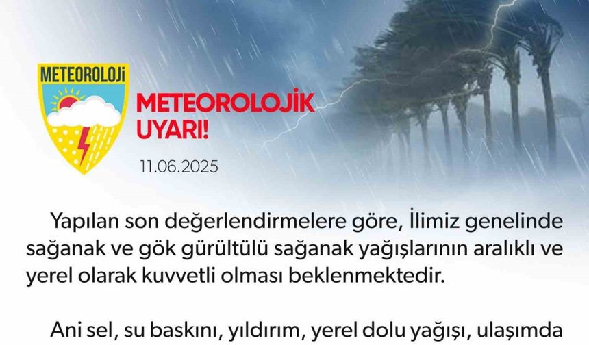 Şanlıurfa Valiliği, sel ve su baskınları konusunda uyardı