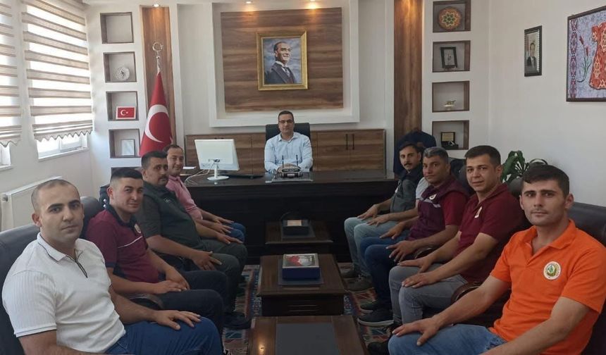 Sarıgöl Kaymakamı, orman yangın ekibini tebrik etti