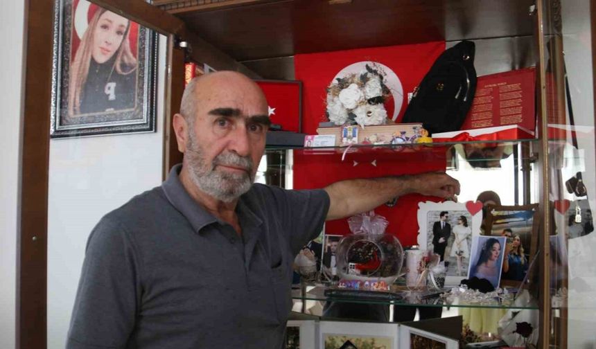 Şehit babasının en buruk babalar günü